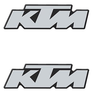 Adesivo Protetor Ktm Logo Resinado
