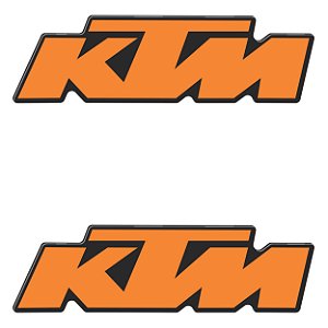 Adesivo Protetor Ktm Logo Resinado