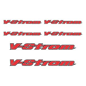 Adesivo  Suzuki V-Strom Logo Resinado
