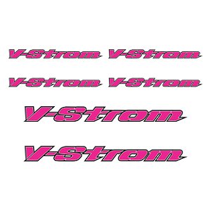 Adesivo  Suzuki V-Strom Logo Resinado