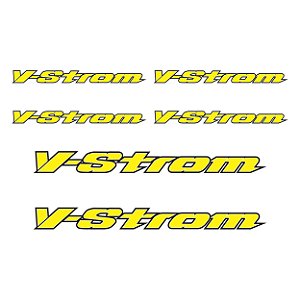 Adesivo  Suzuki V-Strom Logo Resinado