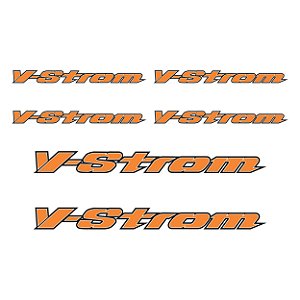 Adesivo  Suzuki V-Strom Logo Resinado