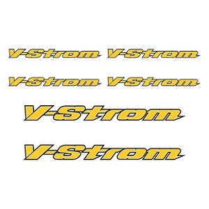 Adesivo  Suzuki V-Strom Logo Resinado