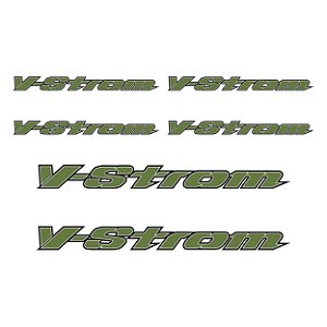 Adesivo  Suzuki V-Strom Logo Resinado