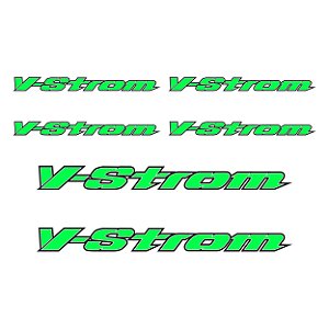Adesivo  Suzuki V-Strom Logo Resinado