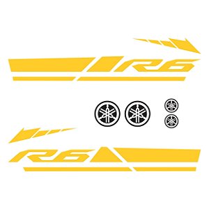 Adesivo Yamaha Yzf R6 2017 à 2018