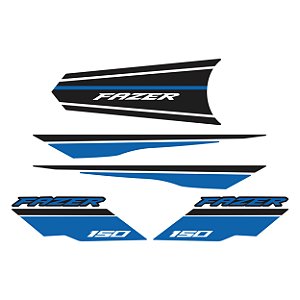 Adesivo Yamaha Faixas Fazer 150 2020 à 2021