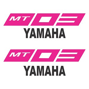 Adesivo Yamaha Mt-03 Carenagem 2016 à 2020