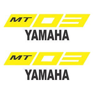Adesivo Yamaha Mt-03 Carenagem 2016 à 2020