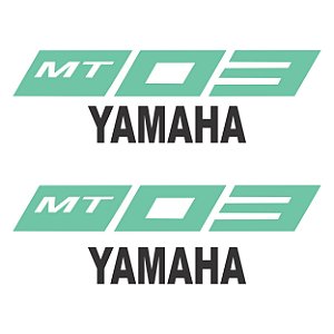 Adesivo Yamaha Mt-03 Carenagem 2016 à 2020
