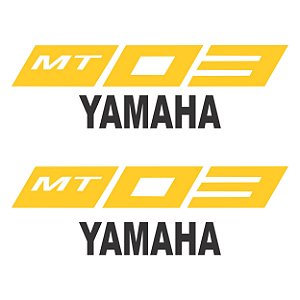 Adesivo Yamaha Mt-03 Carenagem 2016 à 2020