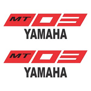 Adesivo Yamaha Mt-03 Carenagem 2016 à 2020