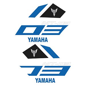 Adesivo Yamaha Mt-03 2016 à 2020
