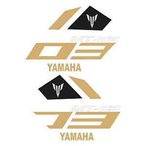 Adesivo Yamaha Mt-03 2016 à 2020