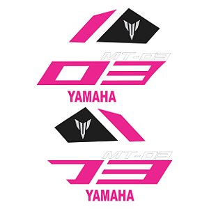 Adesivo Yamaha Mt-03 2016 à 2020