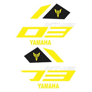 Adesivo Yamaha Mt-03 2016 à 2020