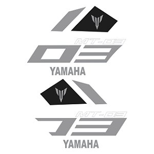 Adesivo Yamaha Mt-03 2016 à 2020