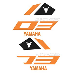 Adesivo Yamaha Mt-03 2016 à 2020