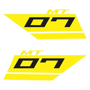 Adesivo Yamaha MT-07 Faixa Lateral 2014 à 2021