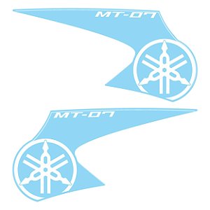 Adesivo Yamaha MT-07  Lateral Resinado 2014 à 2018