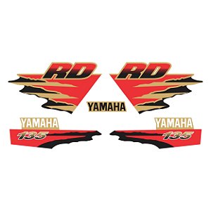 Adesivo Yamaha RD 135 1997 à 2000