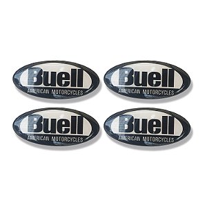 Adesivo Logo Buell Resinado