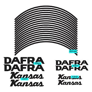 Friso Adesivo Dafra Kansas Refletivo