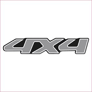 Adesivo Emblema Tracker 4x4 Resinado