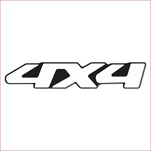 Adesivo Emblema Tracker 4x4 Resinado