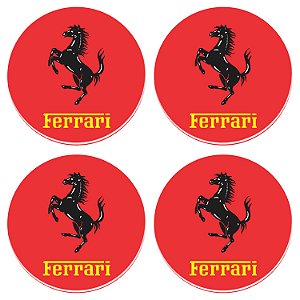 Adesivo Emblema Ferrari Para Roda