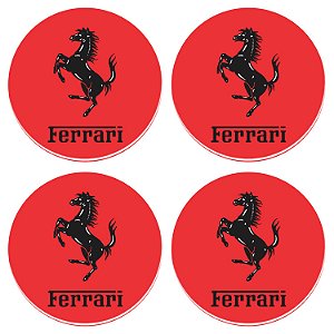 Adesivo Emblema Ferrari Para Roda