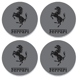 Adesivo Emblema Ferrari Para Roda