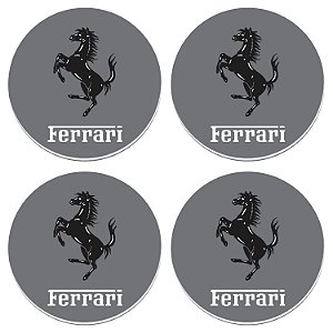 Adesivo Emblema Ferrari Para Roda