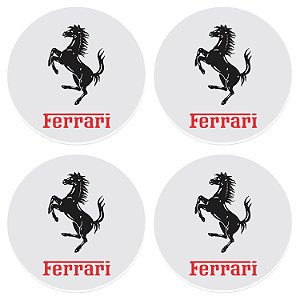 Adesivo Emblema Ferrari Para Roda