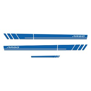 Adesivo Faixa Lateral Sport Fiat Argo Modelo 3