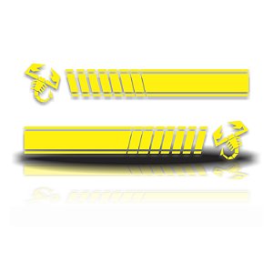 Adesivo Faixa Retrovisor Fiat 500