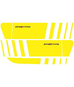 Adesivo Palio Sporting Atractive Faixa Kit Fibra Carbono