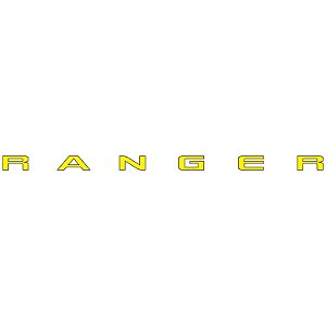 Adesivo Letreiro Tampa Traseira Ford Ranger 2013