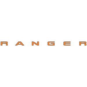 Adesivo Letreiro Tampa Traseira Ford Ranger 2013