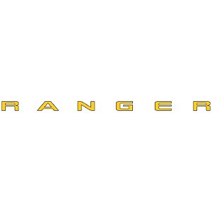 Adesivo Letreiro Tampa Traseira Ford Ranger 2013