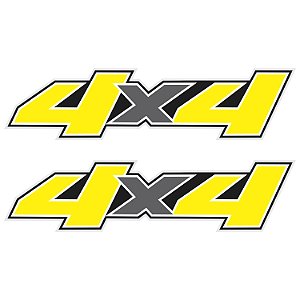 Emblema Adesivo 4x4 Ford Ranger 2008 Par