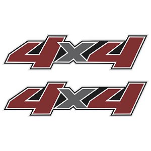 Emblema Adesivo 4x4 Ford Ranger 2008 Par