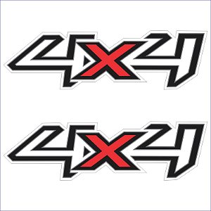 Emblema Adesivo 4x4 Ford Ranger 2014
