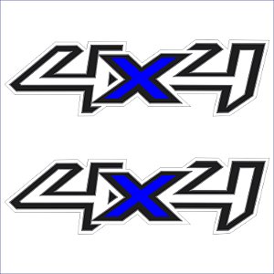 Emblema Adesivo 4x4 Ford Ranger 2014