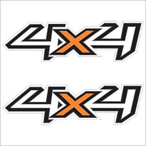 Emblema Adesivo 4x4 Ford Ranger 2014