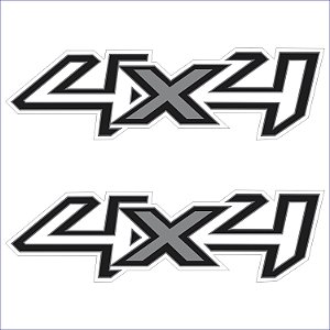 Emblema Adesivo 4x4 Ford Ranger 2014