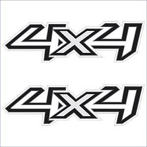Emblema Adesivo 4x4 Ford Ranger 2014