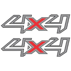 Emblema Adesivo 4x4 Ford Ranger 2017 Par