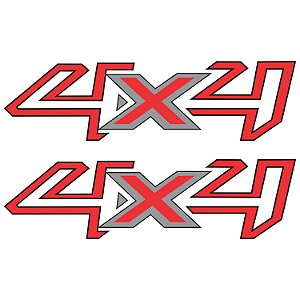 Emblema Adesivo 4x4 Ford Ranger 2017 Par