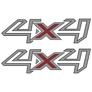 Emblema Adesivo 4x4 Ford Ranger 2017 Par